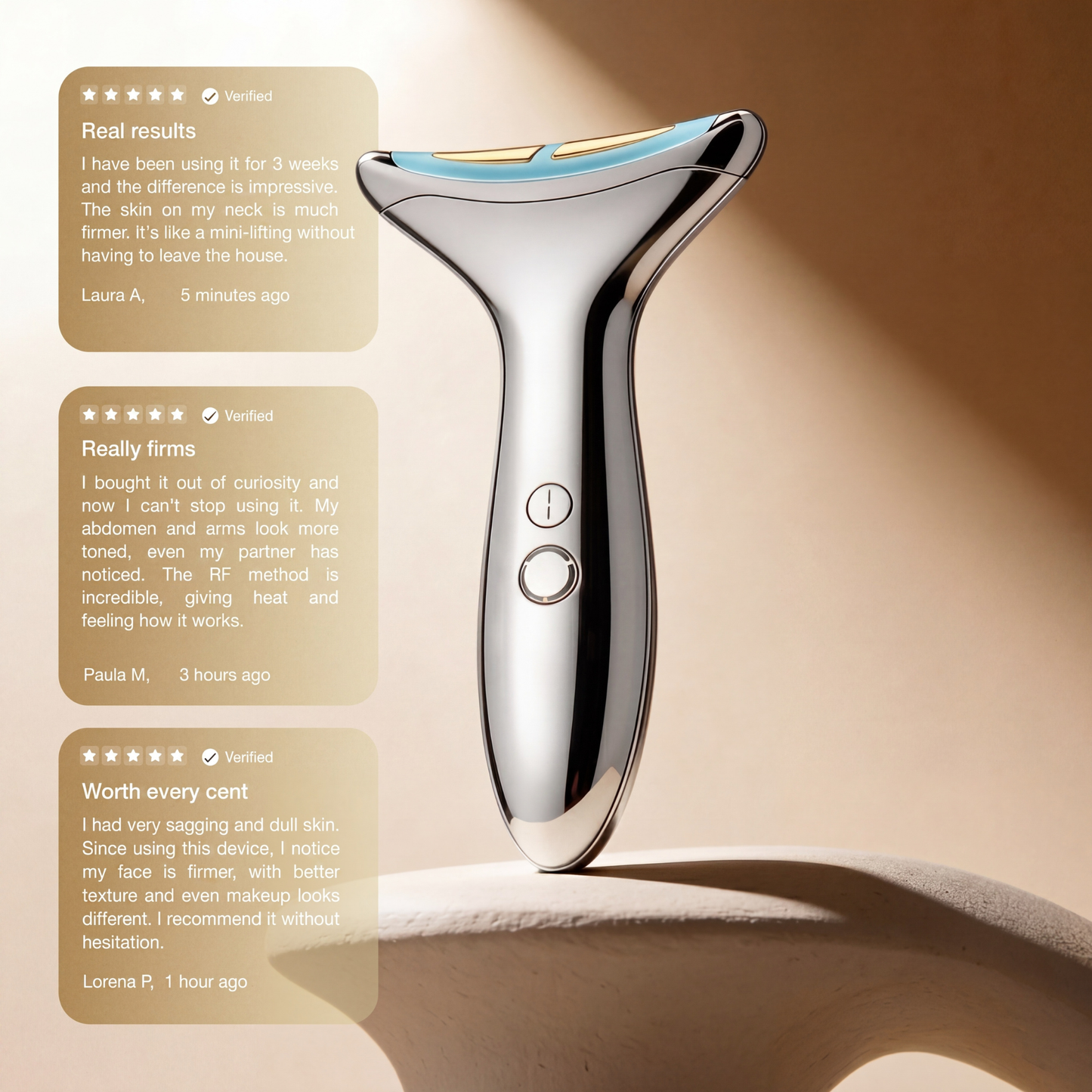 24K Gold RF Lifting Facial & Neck