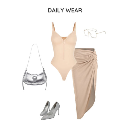 Sleeveless Shapewear Bodysuit – Plus Size Body Shaper for Women