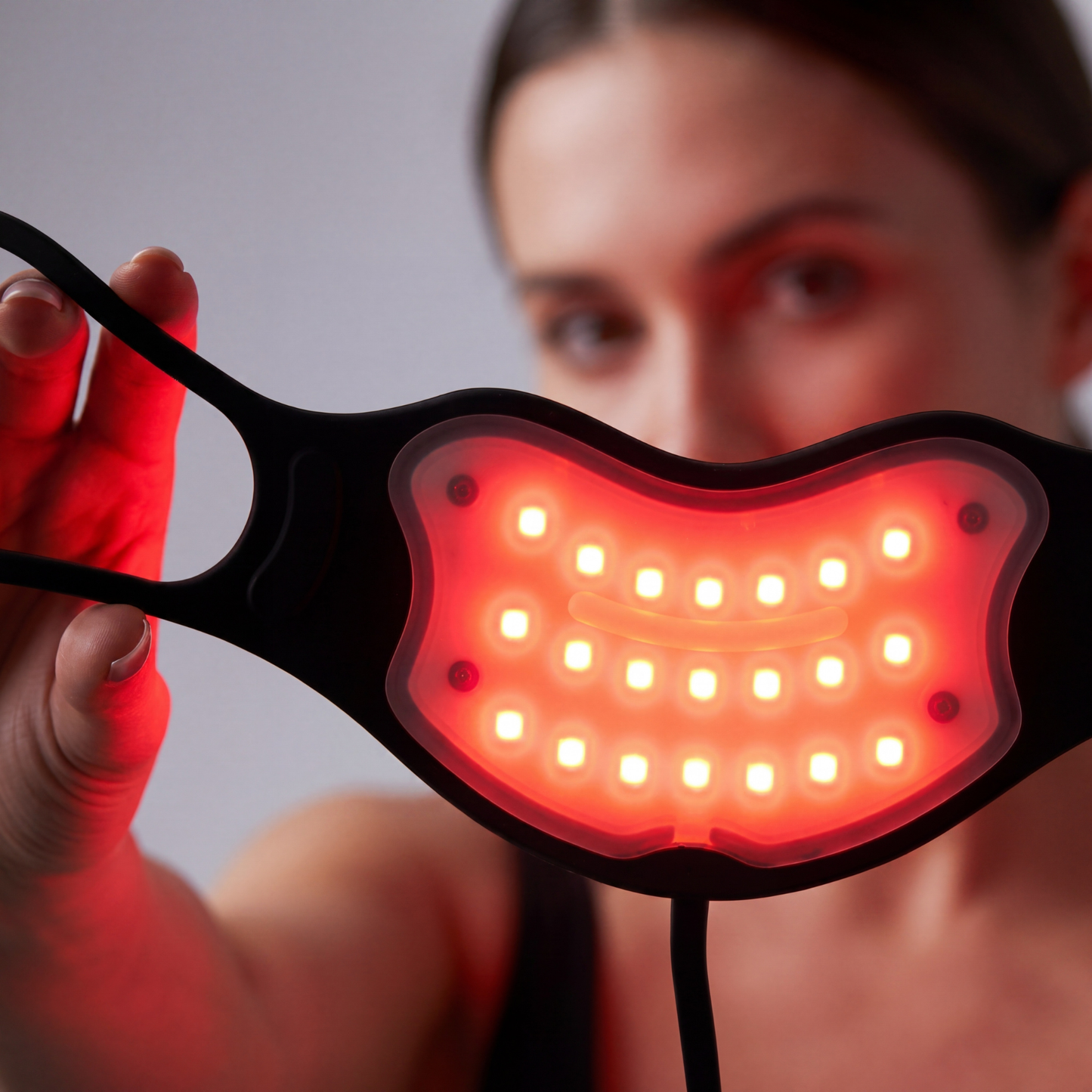 850nm Infrared LED Lip Mask – Medical Grade Silicone