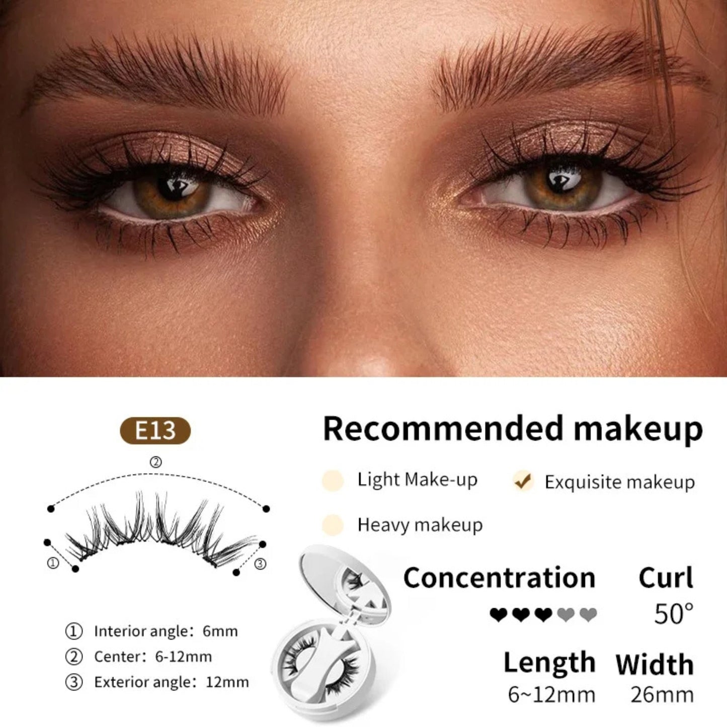 Professional Magnetic Lashes | Natural Effect