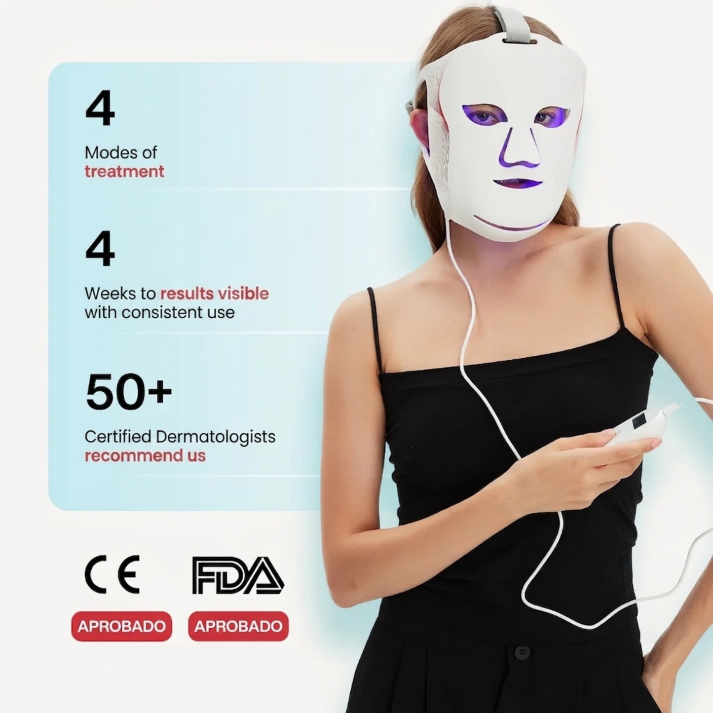 The Most Powerful LED Mask in the World – Advanced Photon Light Therapy
