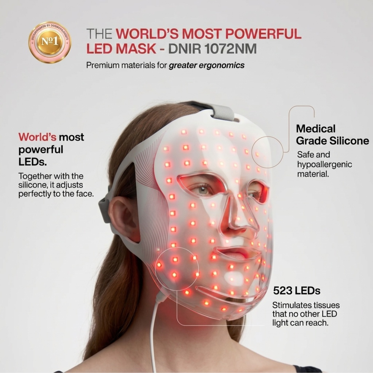 The Most Powerful LED Mask in the World – Advanced Photon Light Therapy