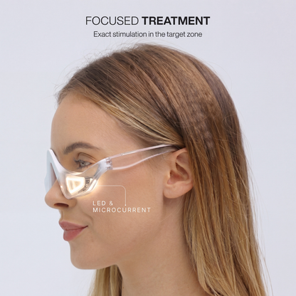 Under-Eye Bag & Dark Circle Repair Device with LED and Microcurrent