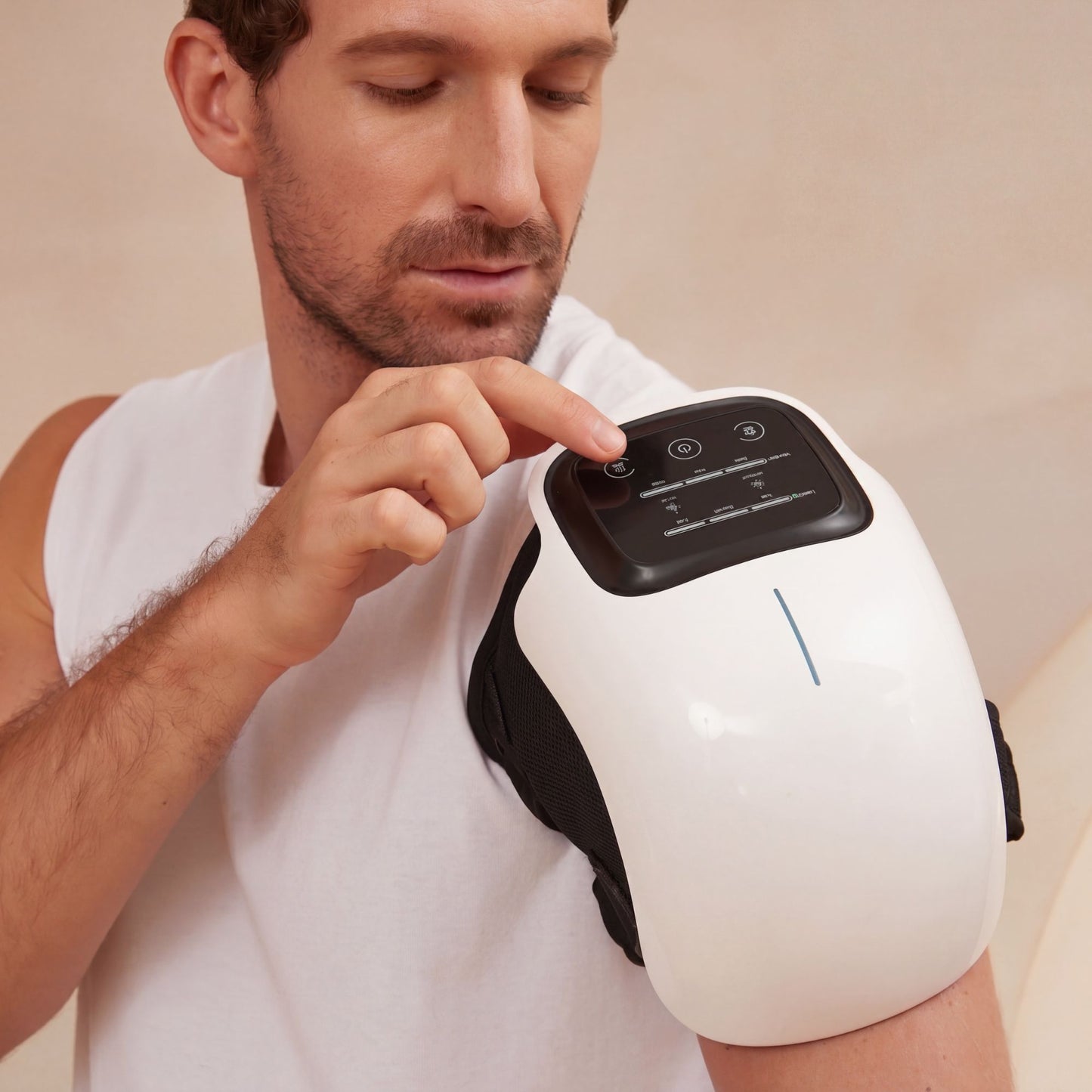 3-in-1 Wireless Knee Massager: Heat, Laser & Vibration Therapy for Joint Relief