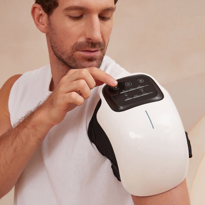 3-in-1 Wireless Knee Massager: Heat, Laser & Vibration Therapy for Joint Relief