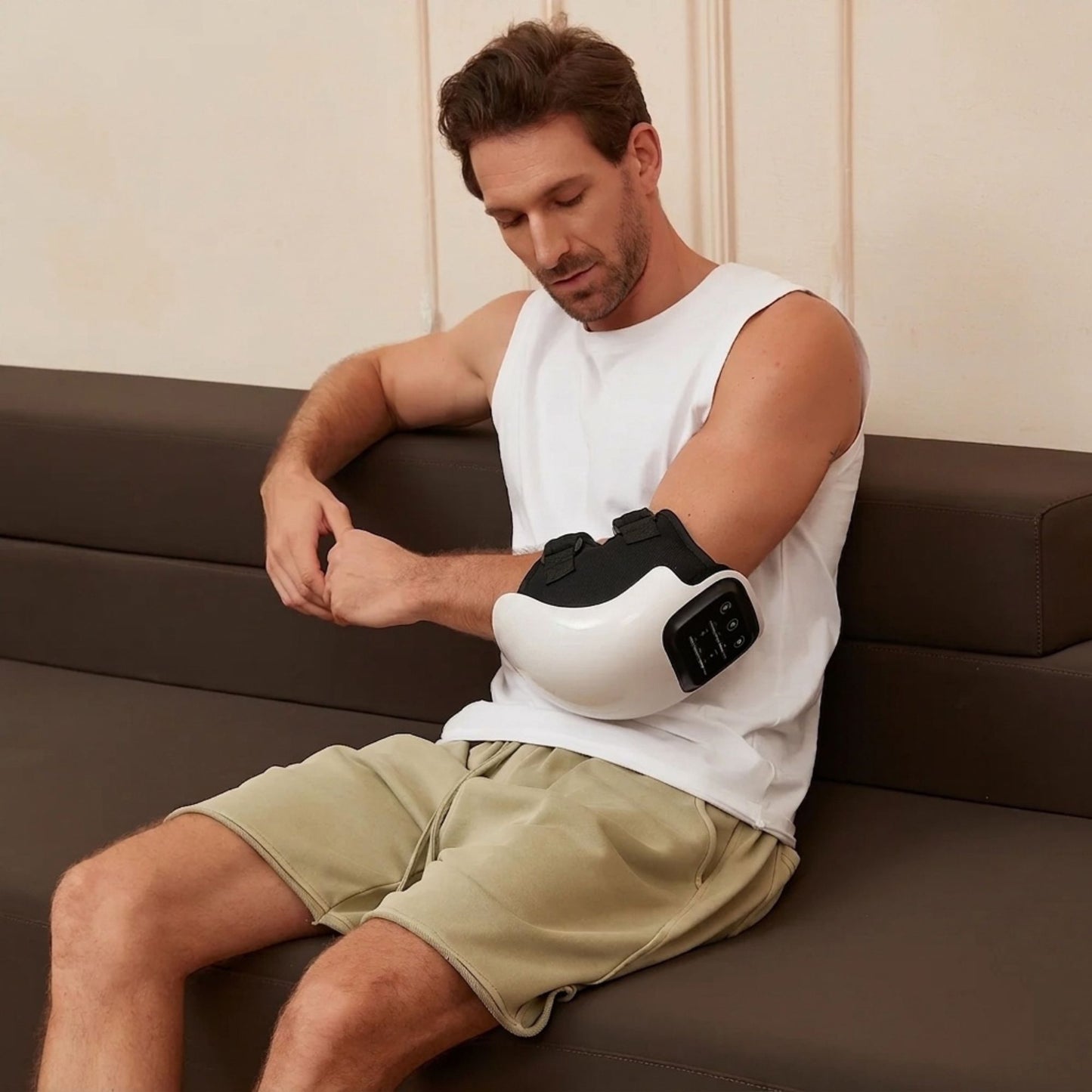 3-in-1 Wireless Knee Massager: Heat, Laser & Vibration Therapy for Joint Relief