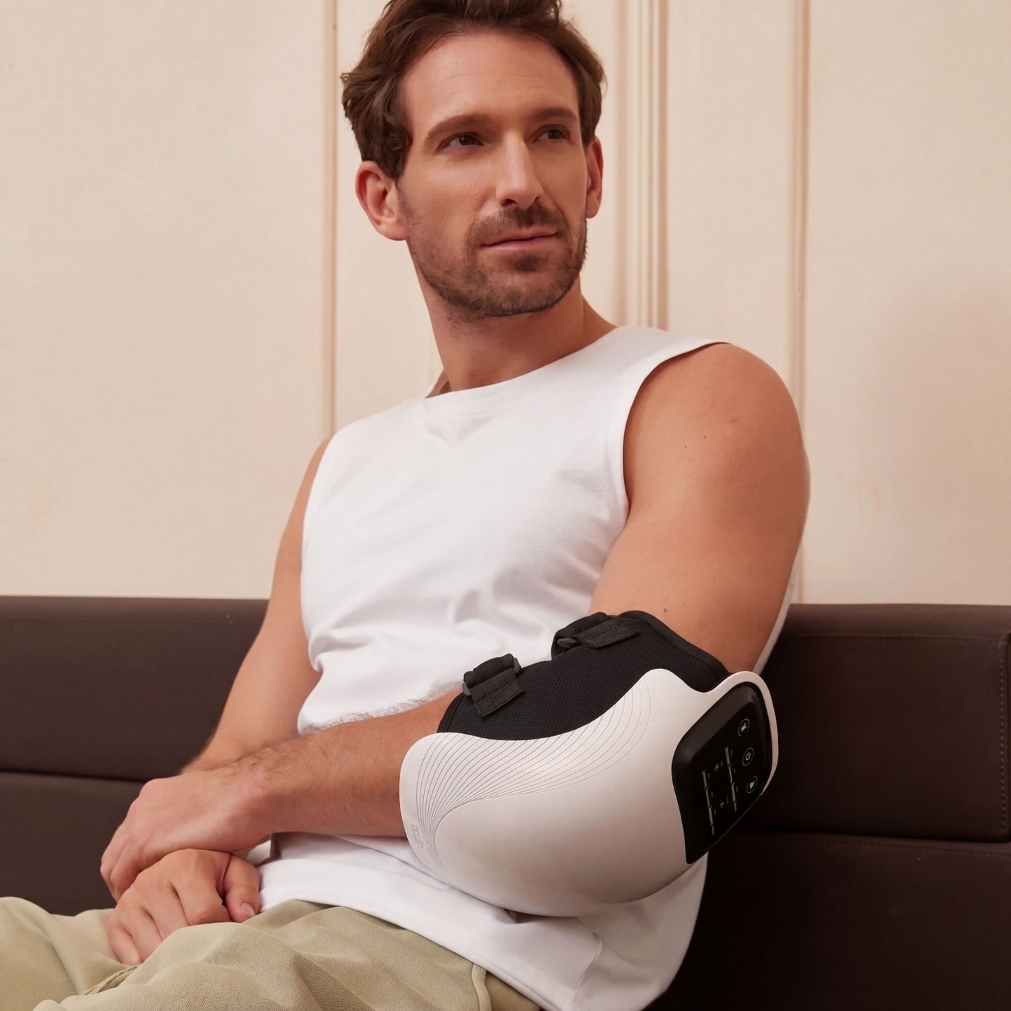 3-in-1 Wireless Knee Massager: Heat, Laser & Vibration Therapy for Joint Relief