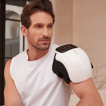 3-in-1 Wireless Knee Massager: Heat, Laser & Vibration Therapy for Joint Relief